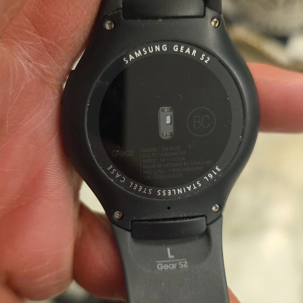 Samsung Smartwatch with Charging Stand.